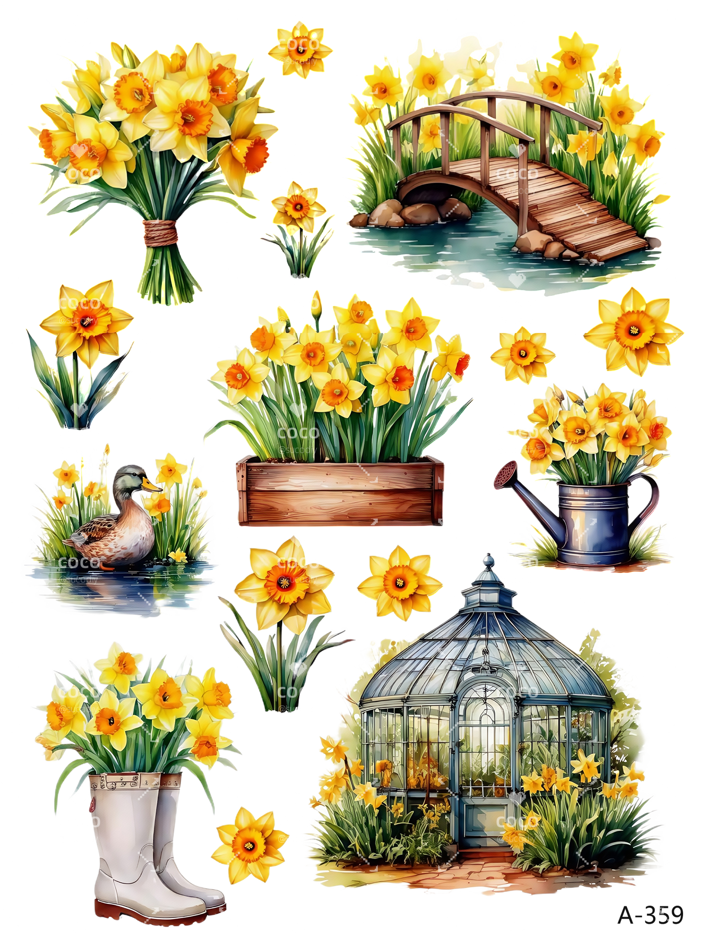 A358-A359 embossed sticker