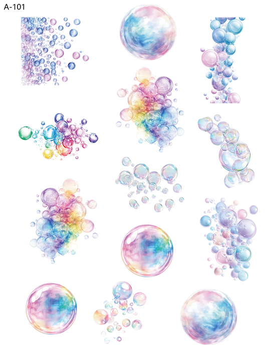 A101 embossed sticker A101 pre-cut embossed sticker (5.91*7.87 inch)