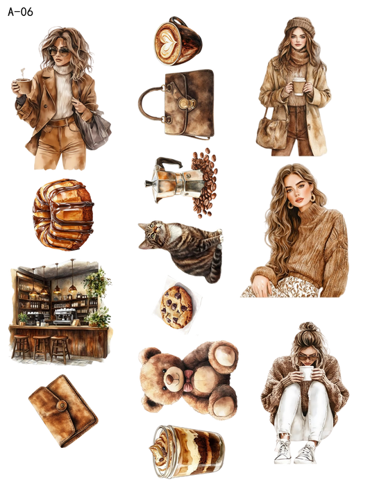 A06 embossed sticker A06 pre-cut embossed sticker (5.91*7.87 inch)