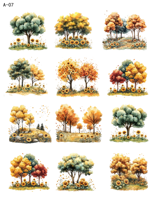 A07 embossed sticker A07 pre-cut embossed sticker (5.91*7.87 inch)