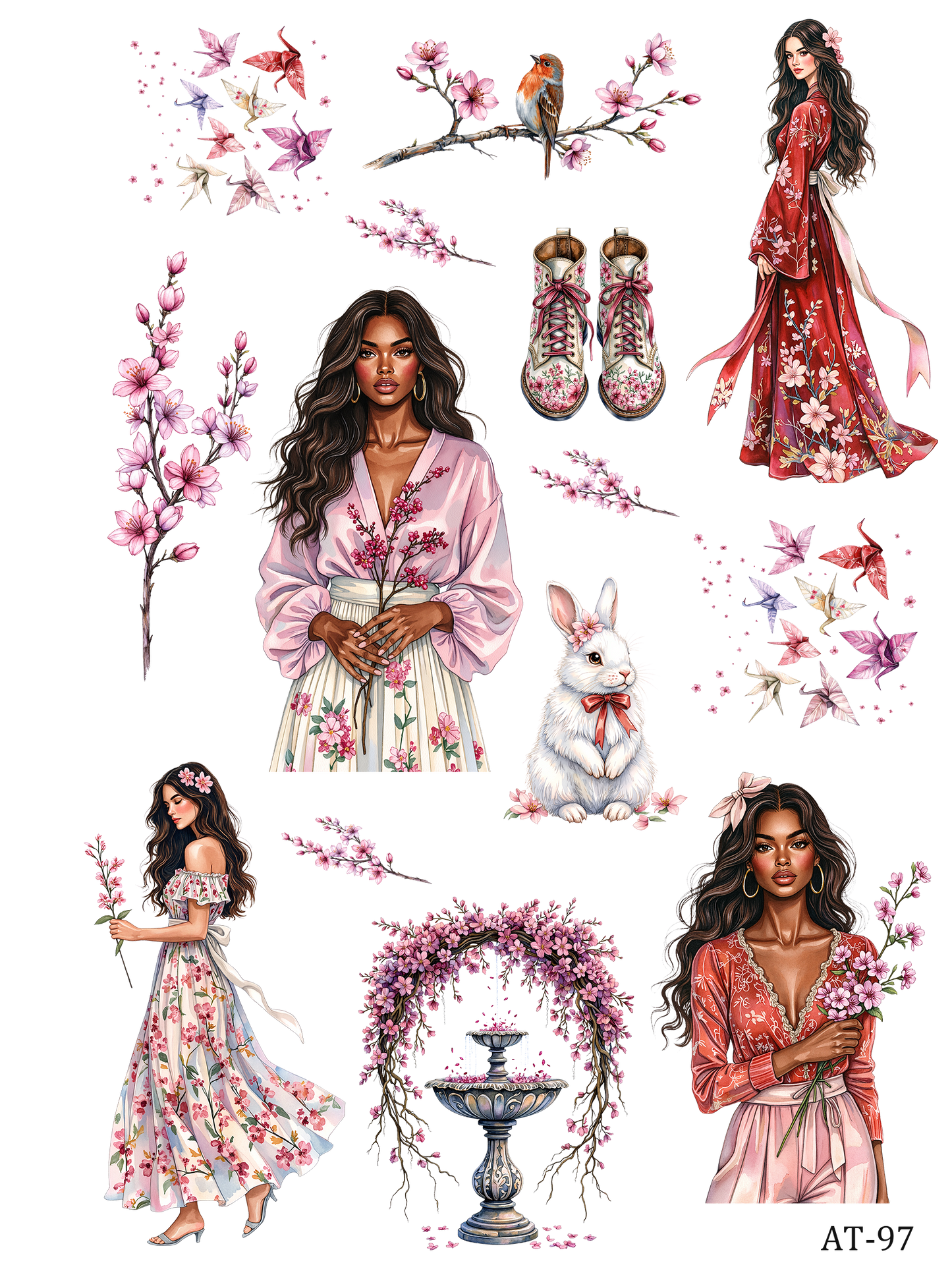 AT87-AT97 embossed sticker AT97