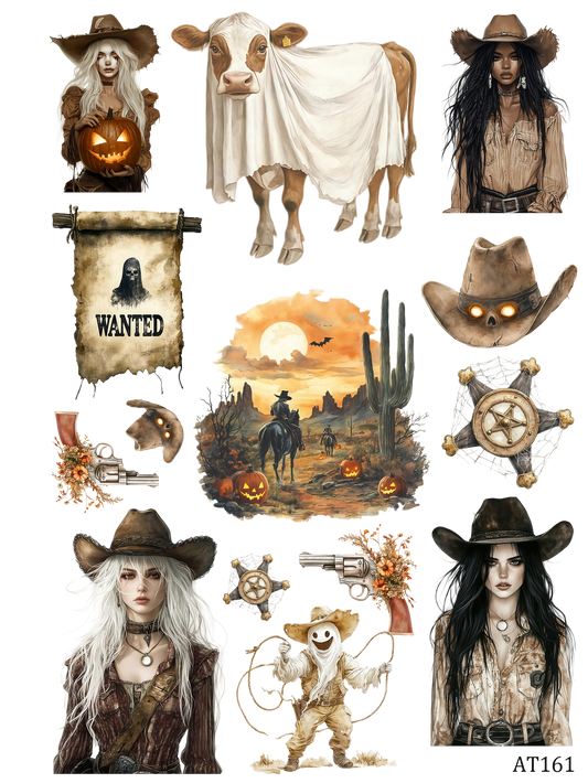 AT160-AT170 embossed sticker AT161