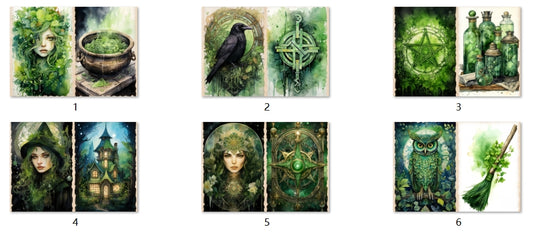 B104-B113 background paper B104 6pcs (A5 size)