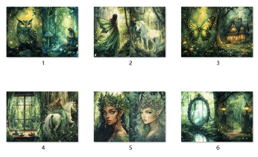 B194-B203 background paper B194 6pcs (A5 size)