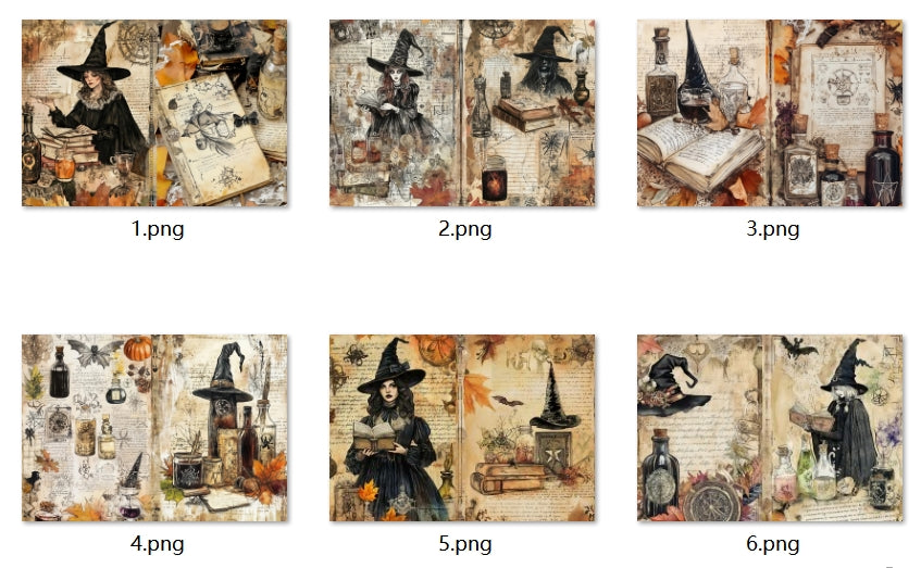 B344-B353 background paper B353 6pcs (A5 size)