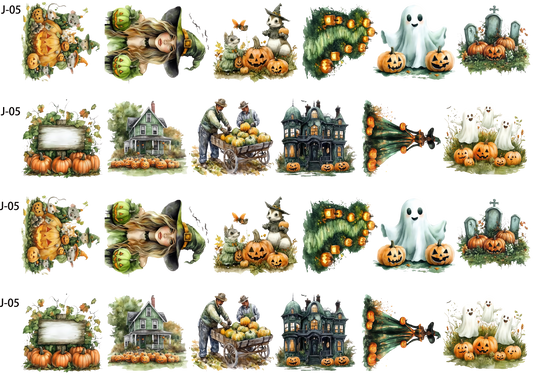 A05 embossed sticker