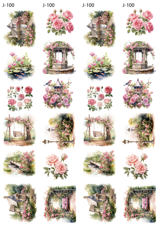 A100 embossed sticker