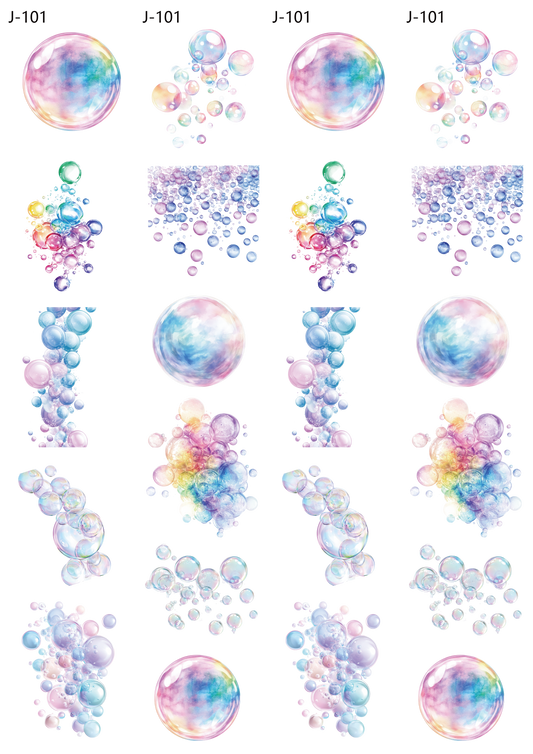 A101 embossed sticker