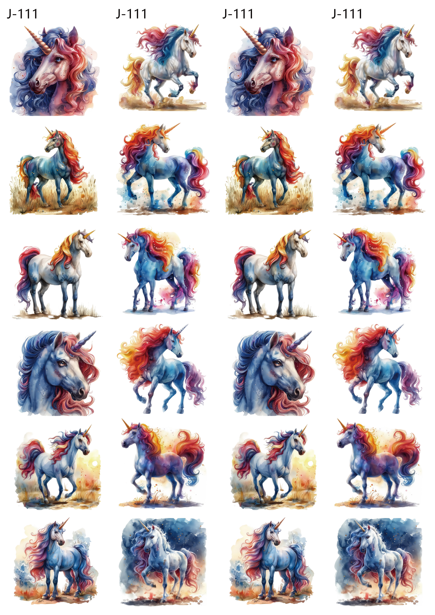 A111 embossed sticker