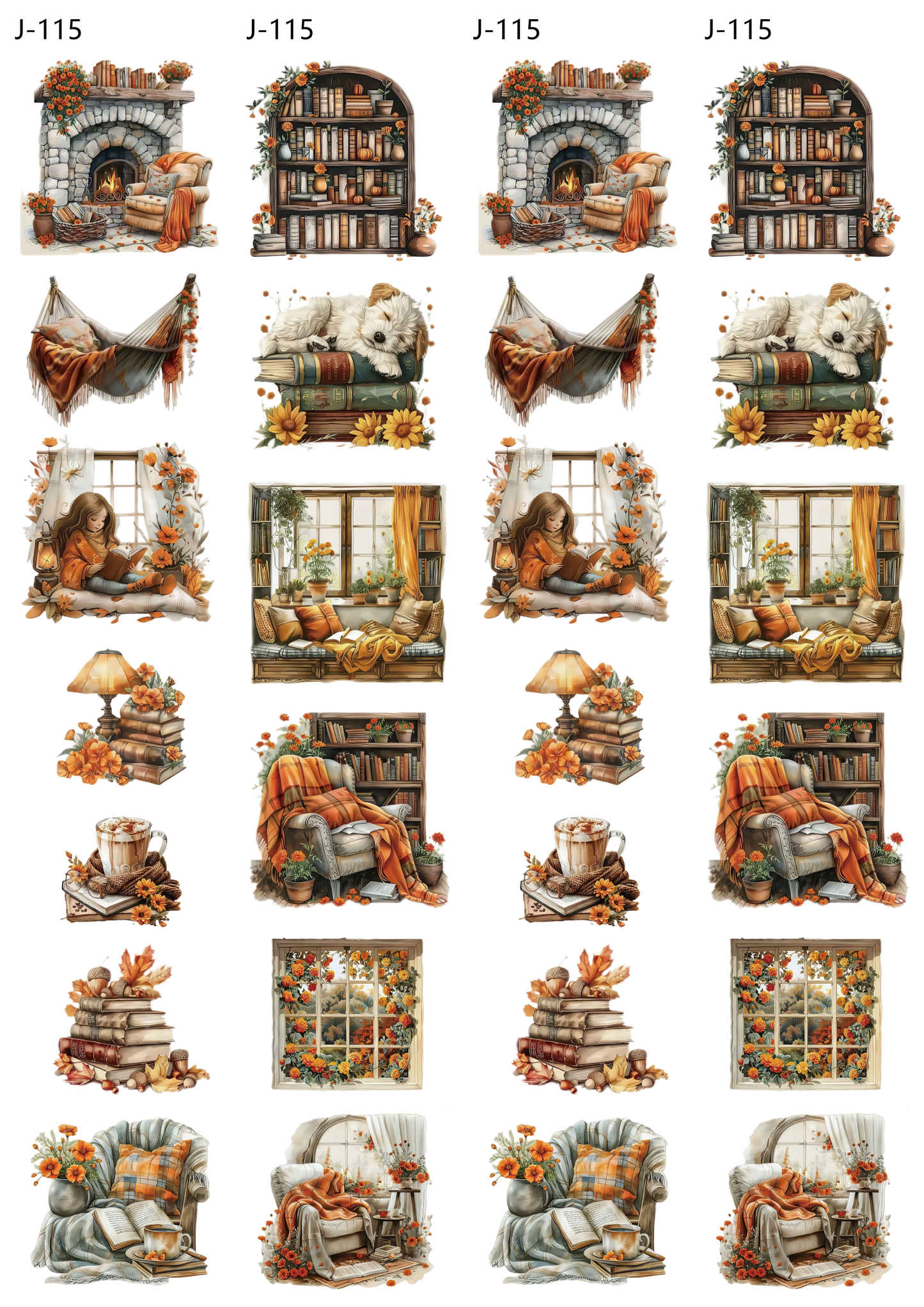 A115 embossed sticker