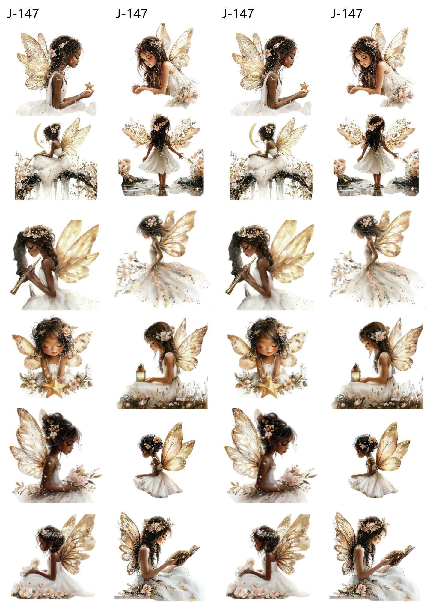 A147 embossed sticker