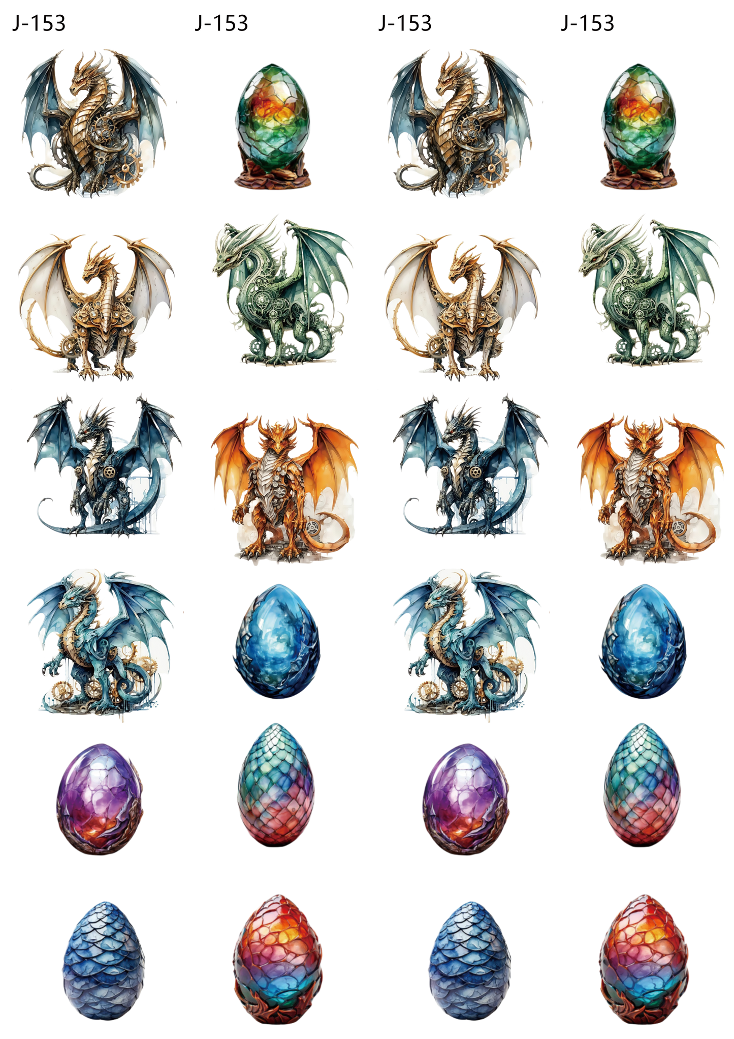 A153 embossed sticker