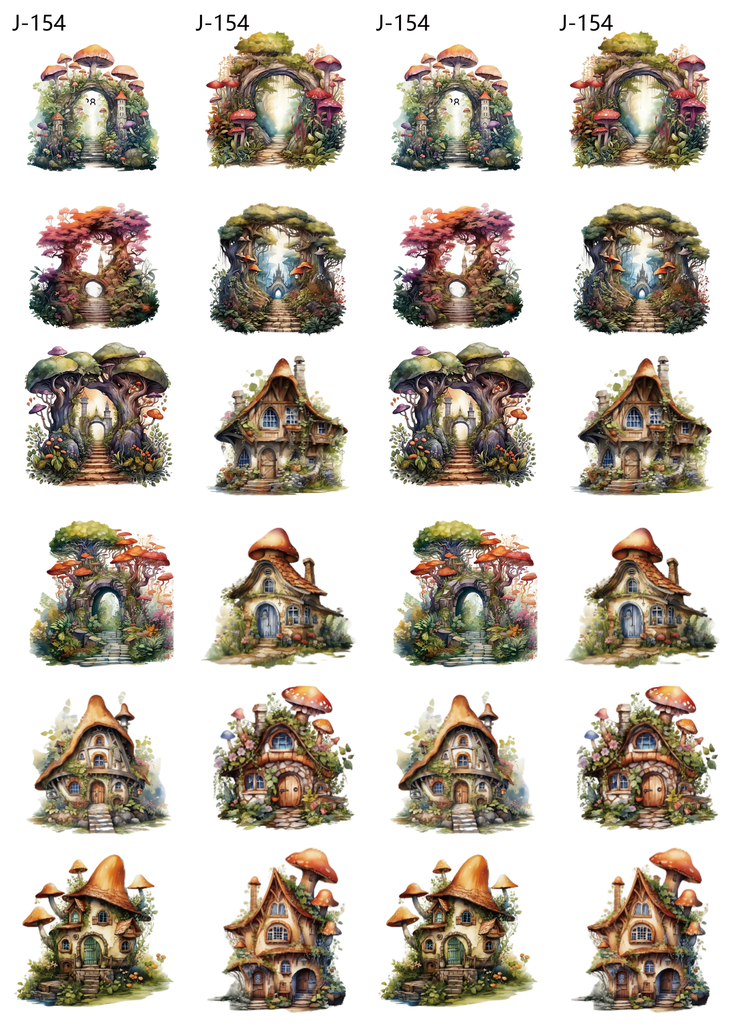 A154 embossed sticker