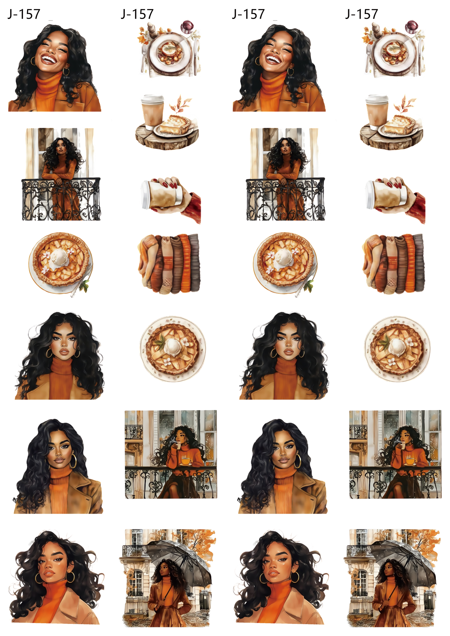 A157 embossed sticker