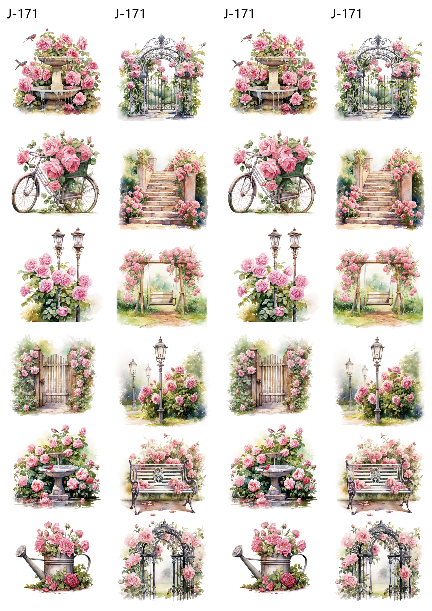 A171 embossed sticker