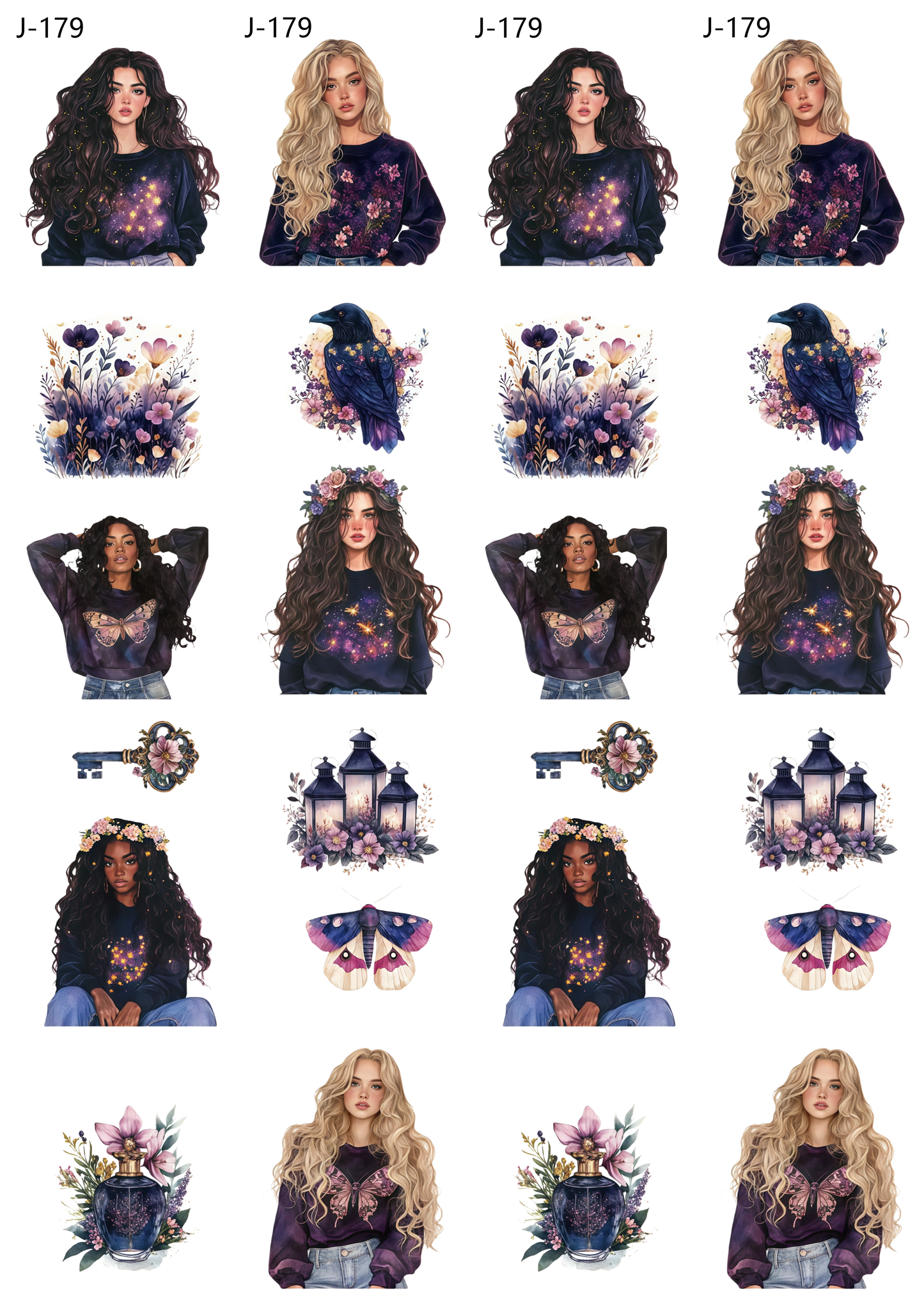 A179 embossed sticker