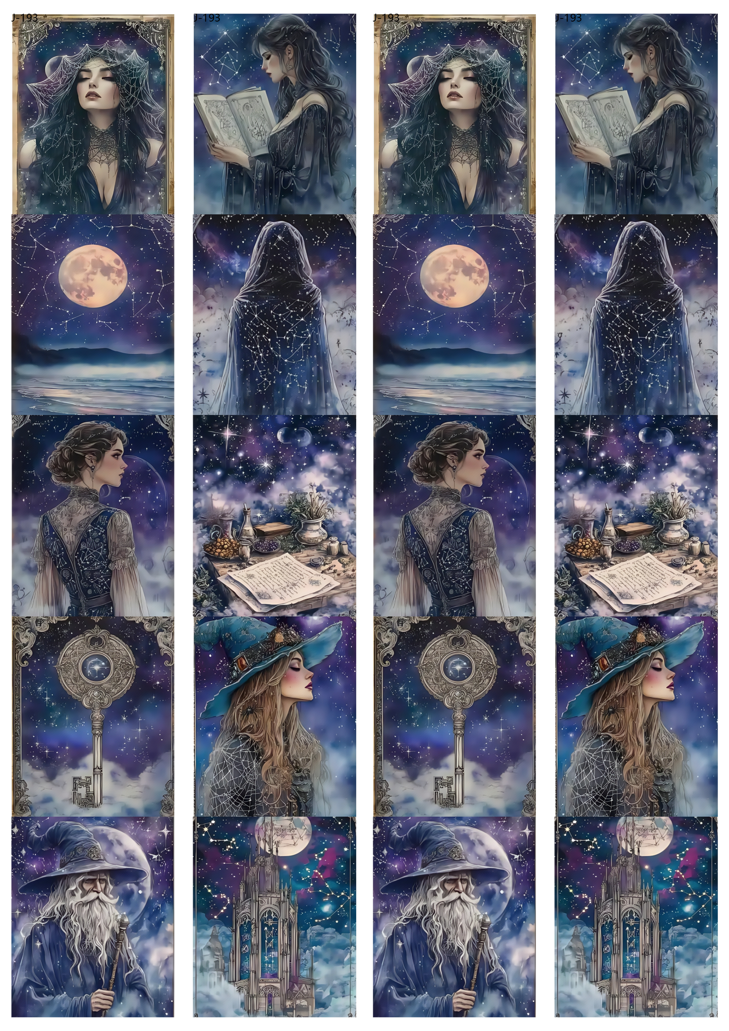 A193 embossed sticker