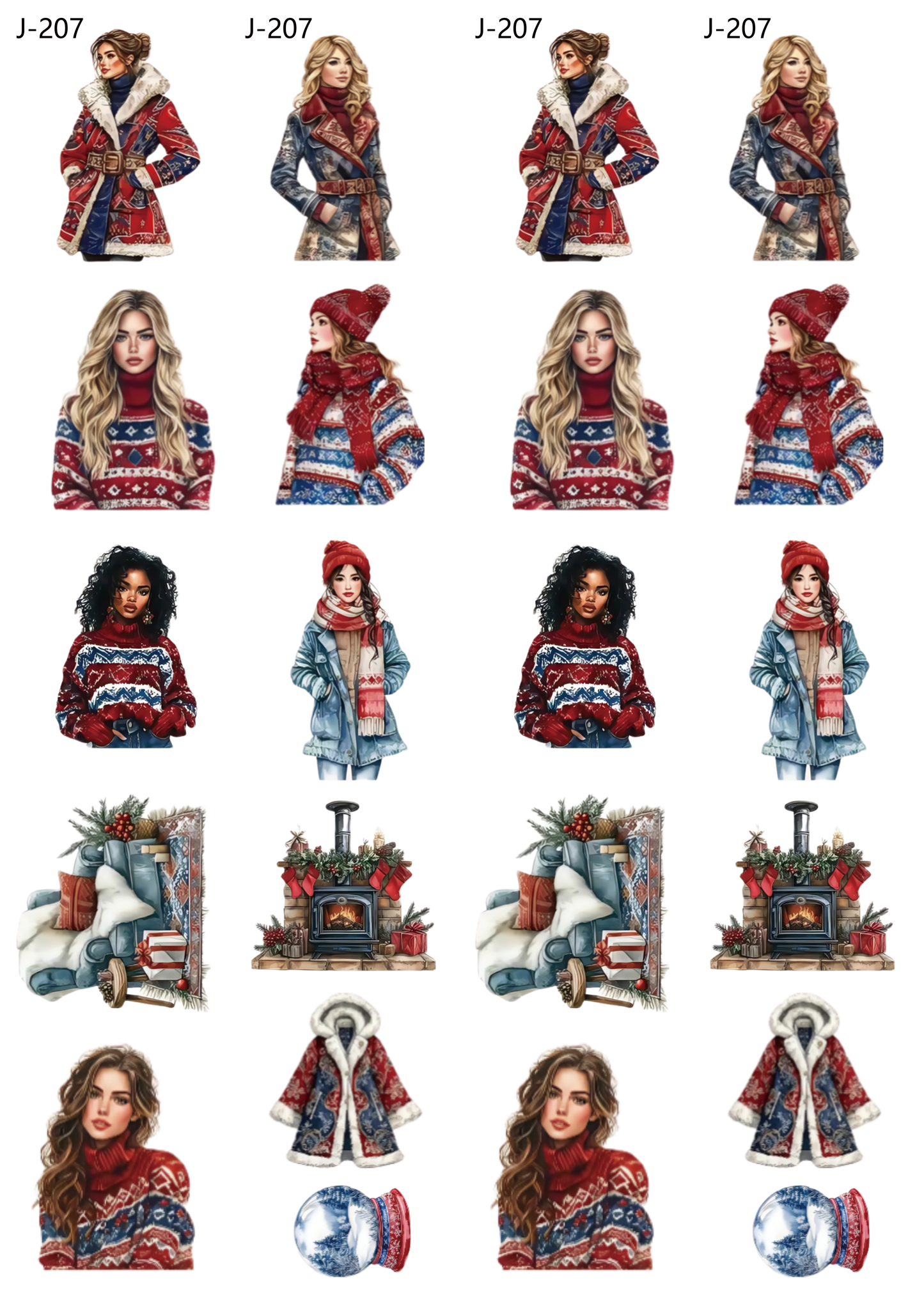 A207 embossed sticker