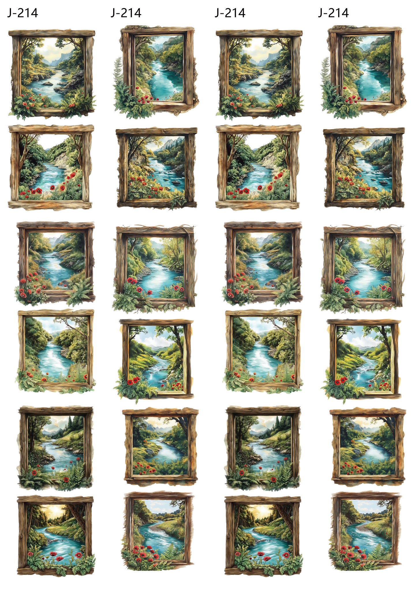 A214 embossed sticker