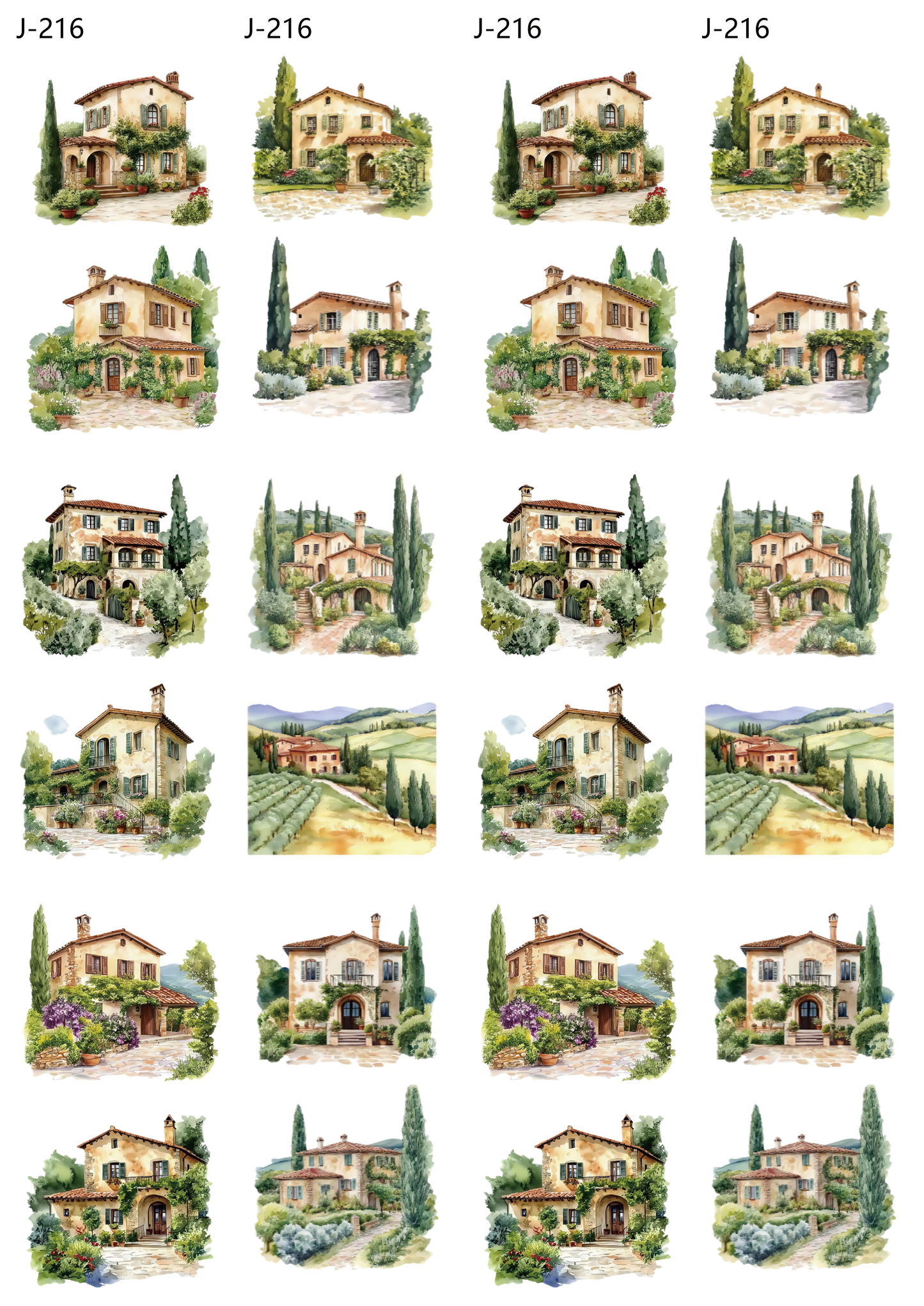 A216 embossed sticker