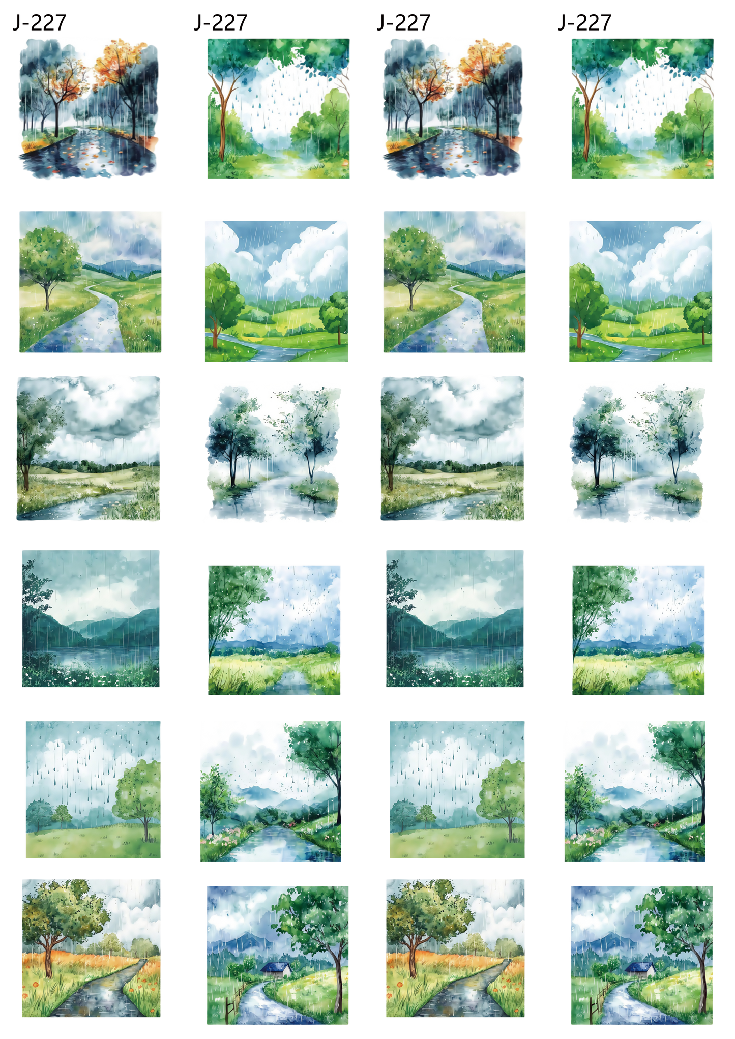 A227 embossed sticker