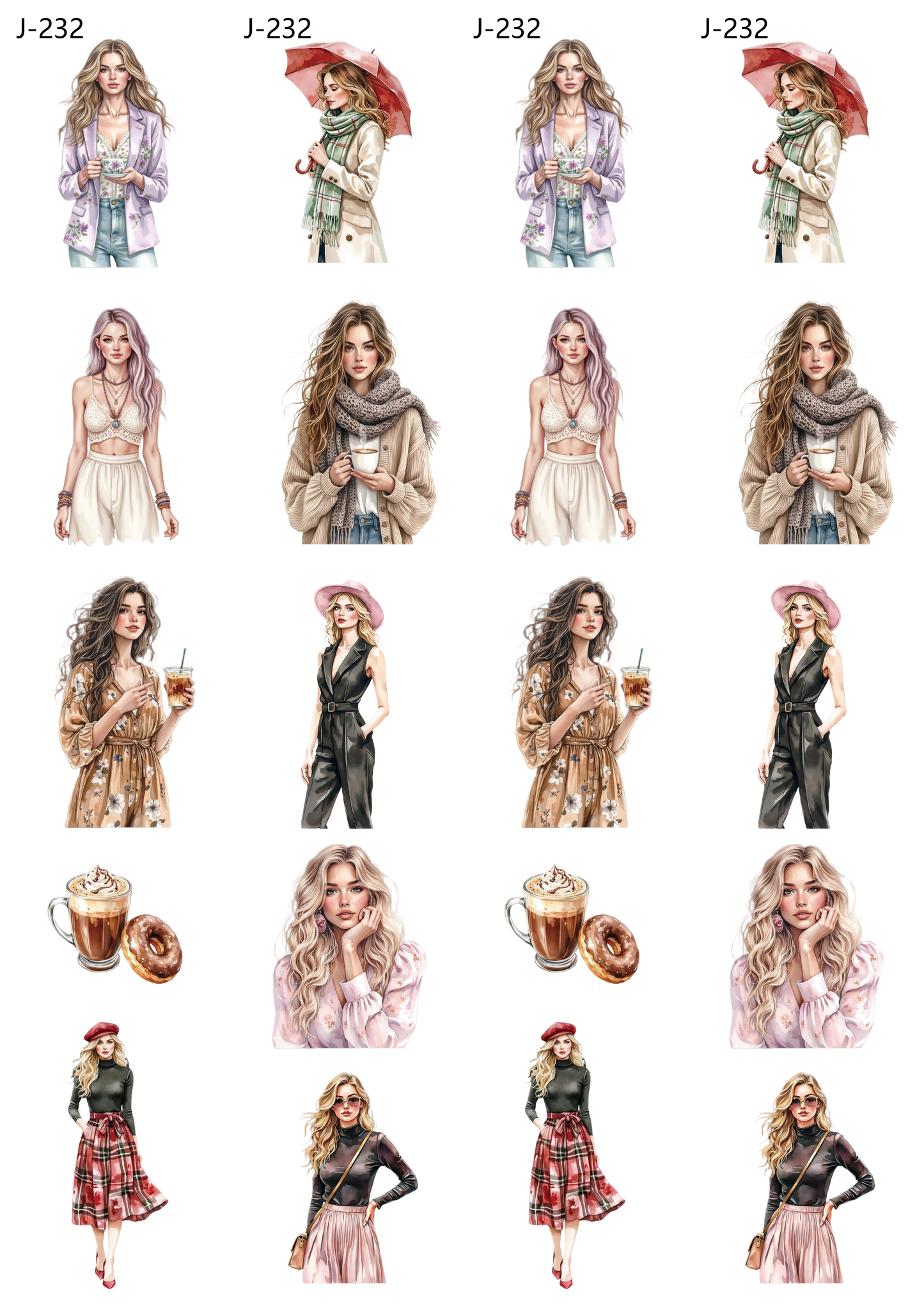 A232 embossed sticker