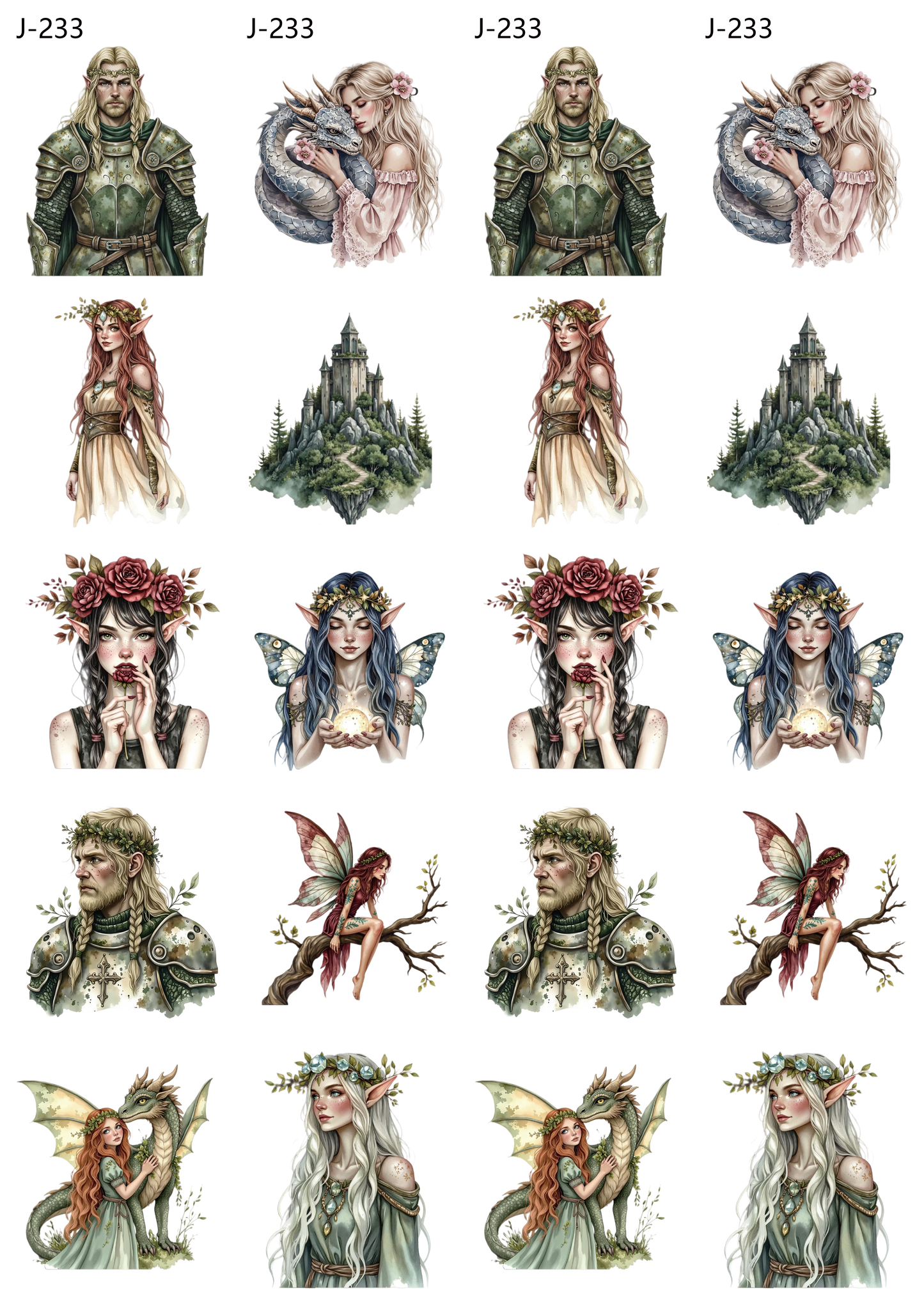 A233 embossed sticker