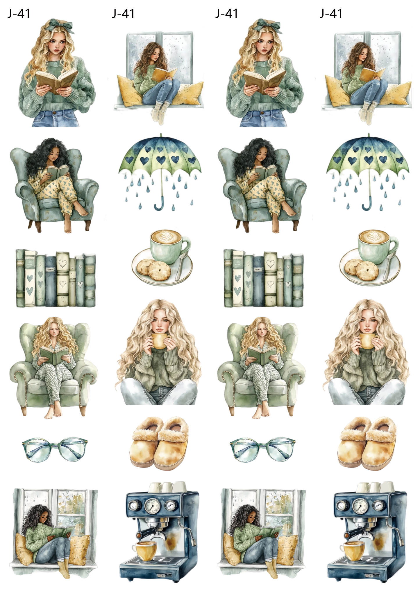 A41 embossed sticker