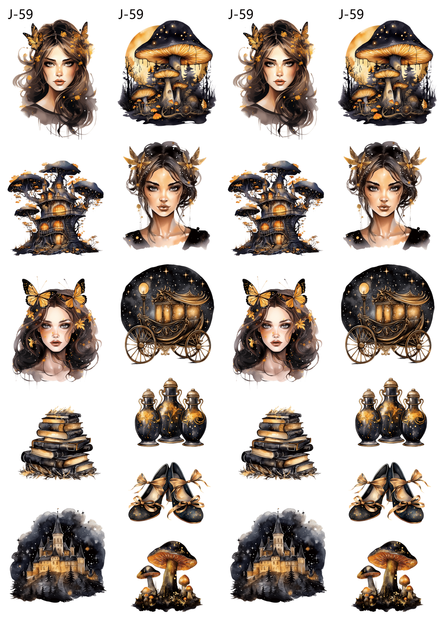 A59 embossed sticker