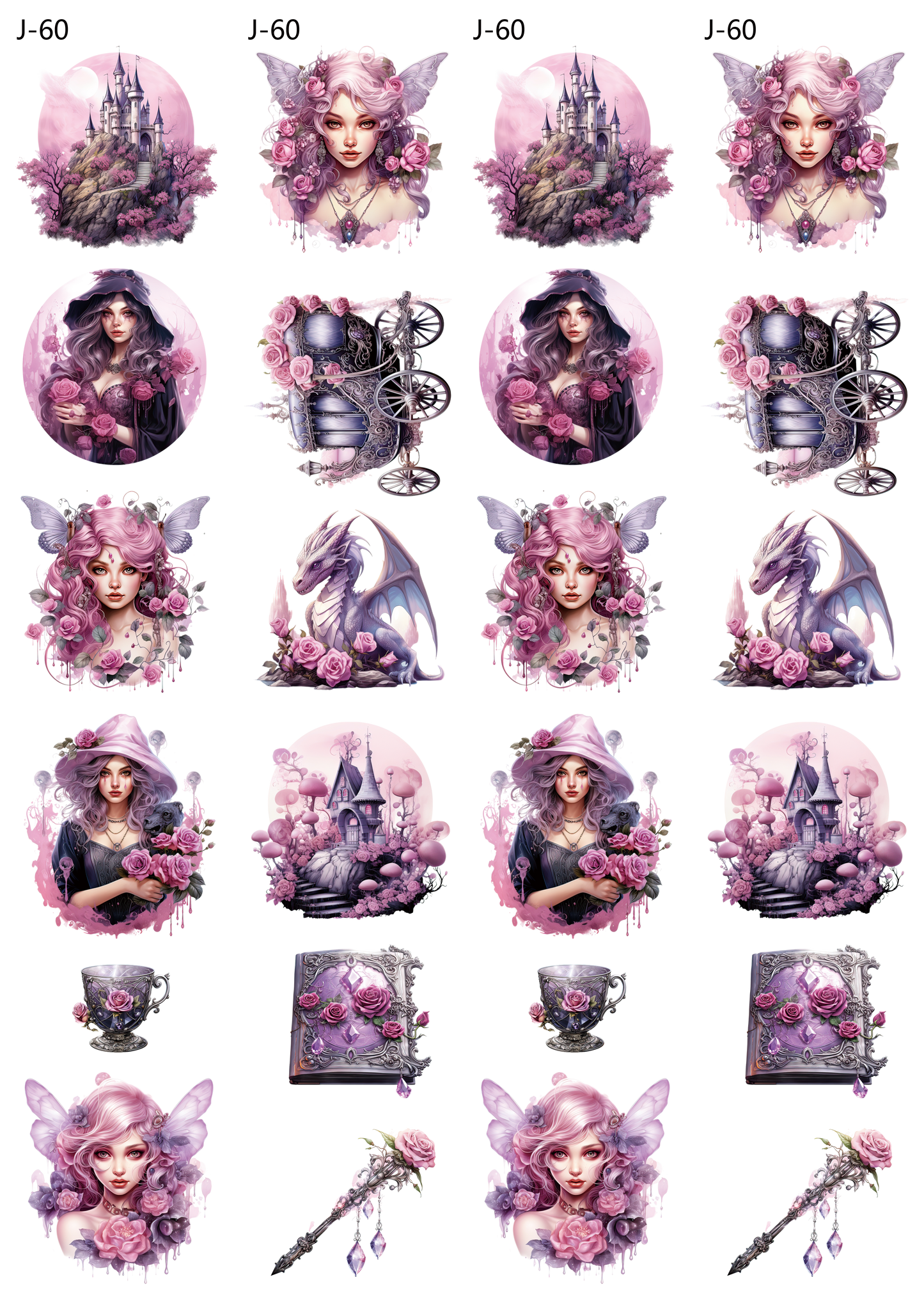 A60 embossed sticker