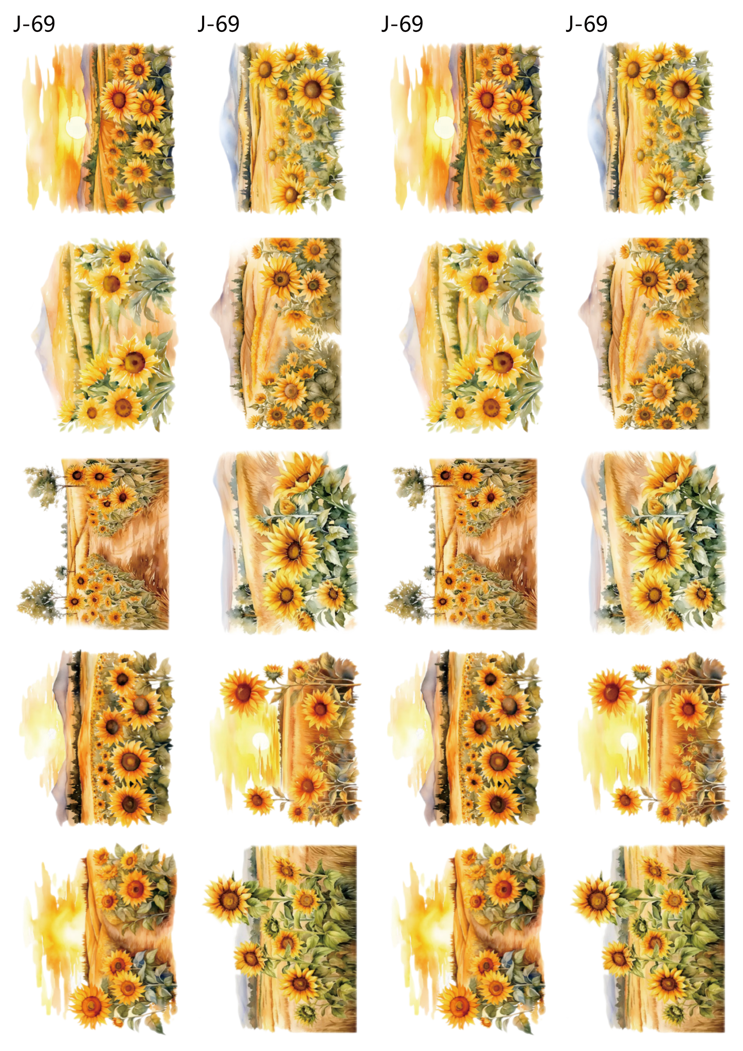 A69 embossed sticker