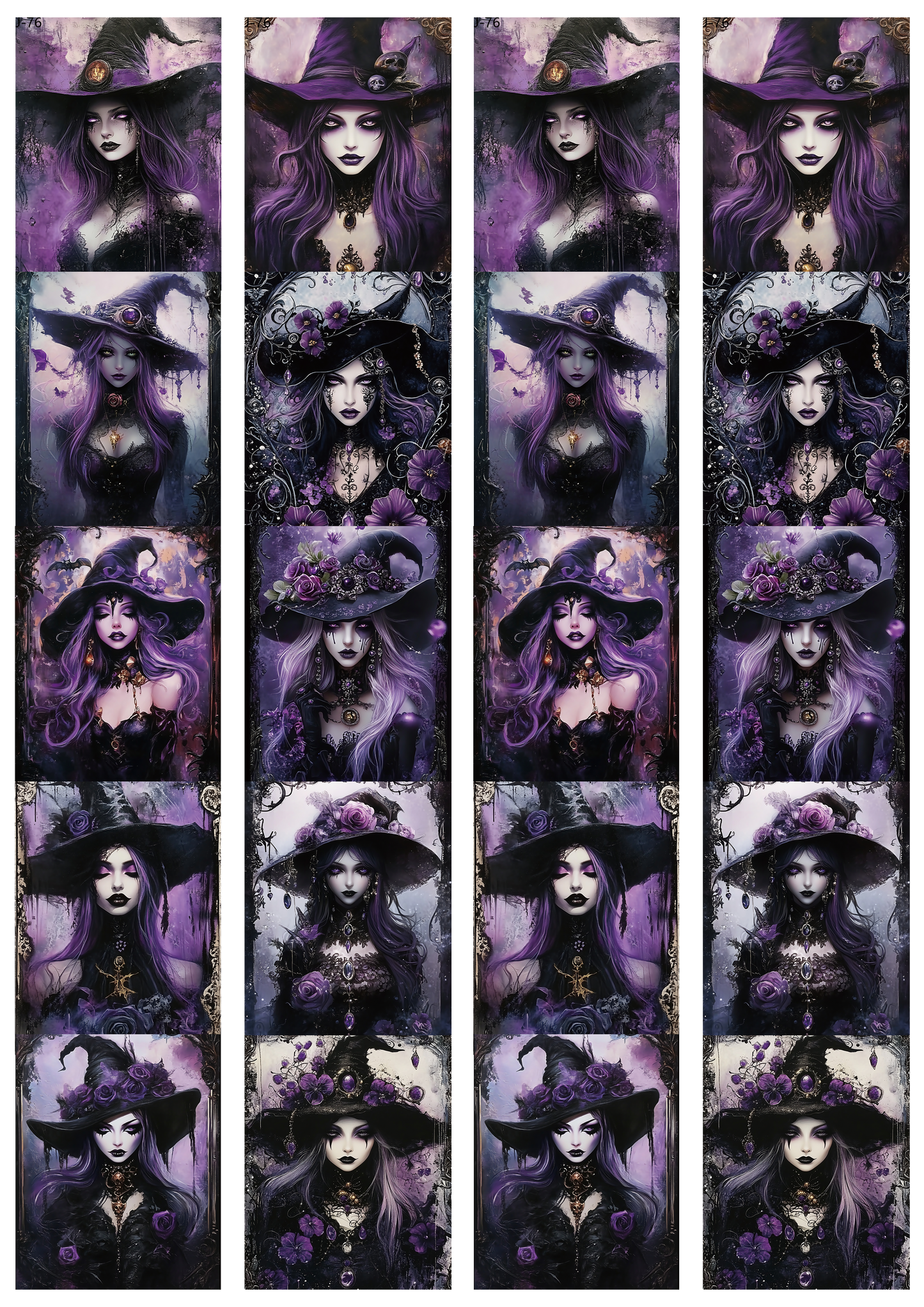 A76 embossed sticker