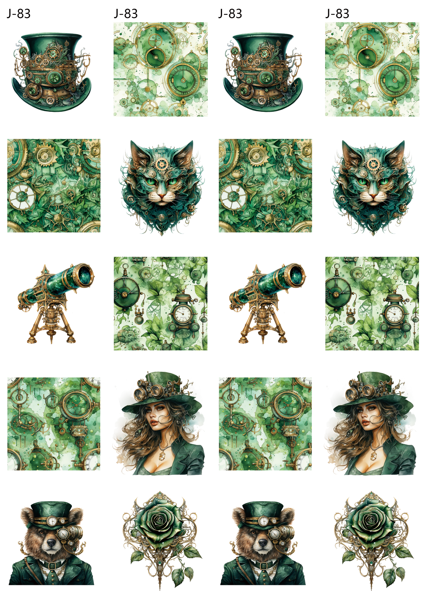 A83 embossed sticker