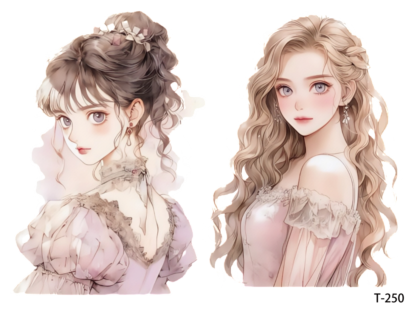 T241-T250 3D pre-cut embossed sticker 1pcs(4.92*3.74 inch) T250