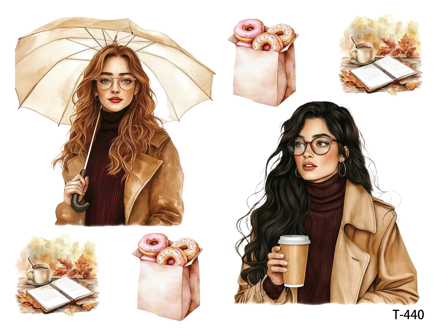 T431-T440 3D pre-cut embossed sticker 1pcs(4.92*3.74 inch) T440