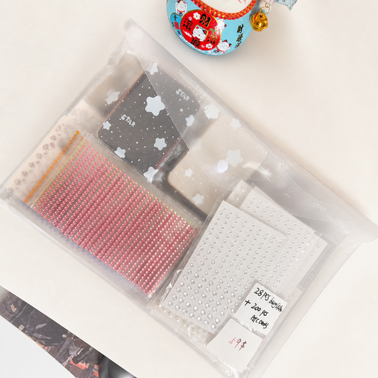 Diamond crystal sticker for journal scrapbook ATCcard