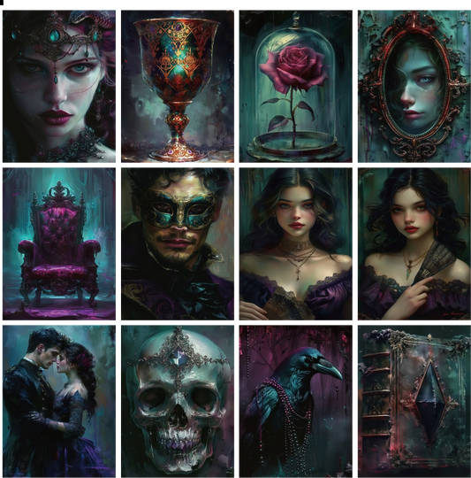 X02 PET background sticker junk journal, scrapbooking,bullet journal, card making 1pack 24 pcs (pattern size 6.4*8.7 cm)