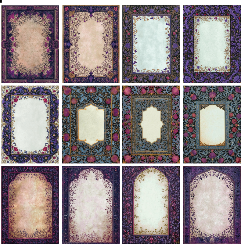 X15 PET background sticker junk journal, scrapbooking,bullet journal, card making 1pack 24 pcs (pattern size 6.4*8.7 cm)