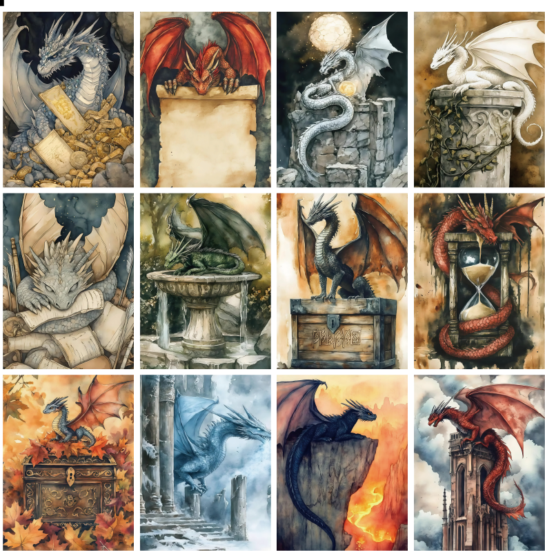 X16 PET background sticker junk journal, scrapbooking,bullet journal, card making 1pack 24 pcs (pattern size 6.4*8.7 cm)