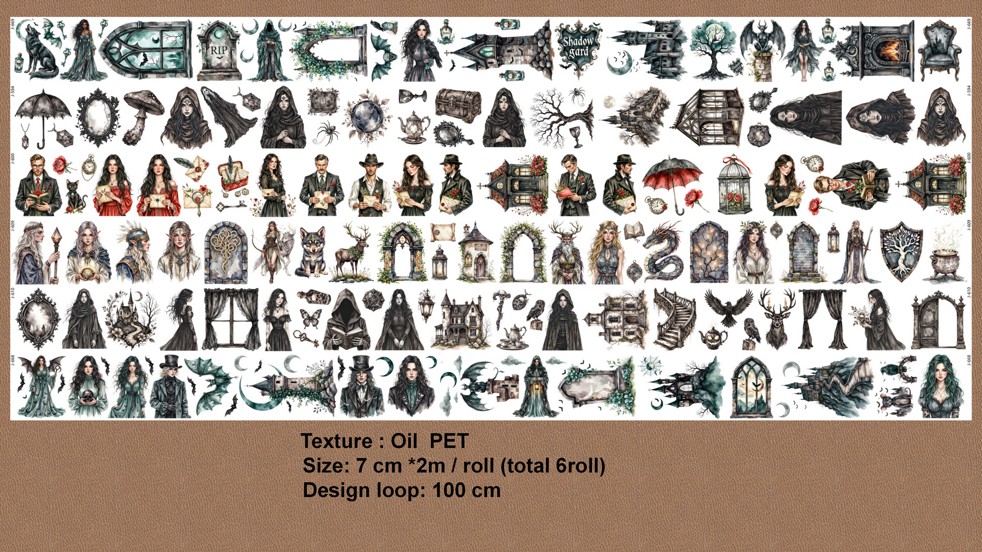 Skeleton Witch and Haunted Halls tape, junk journal, scrapbooking,bullet journal, card making.