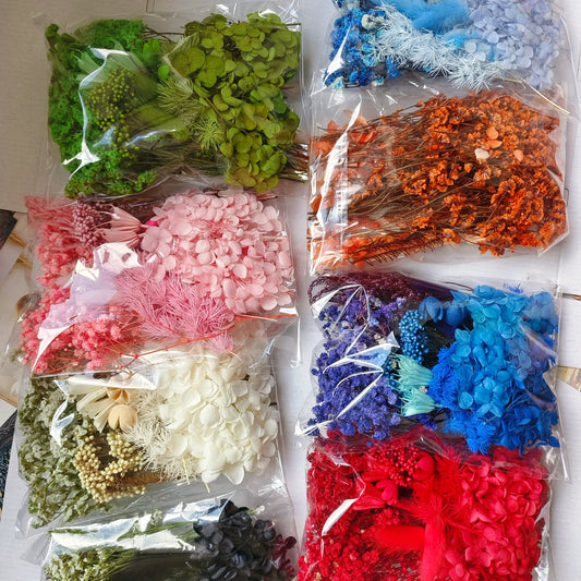 dried flower DIY material pack(claim on website or live,note number)