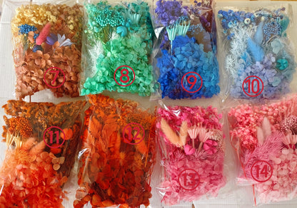 dried flower DIY material pack(claim on website or live,note number)