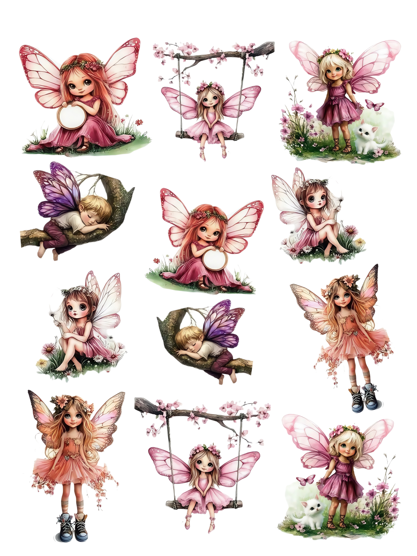 embossed sticker book 1 pink