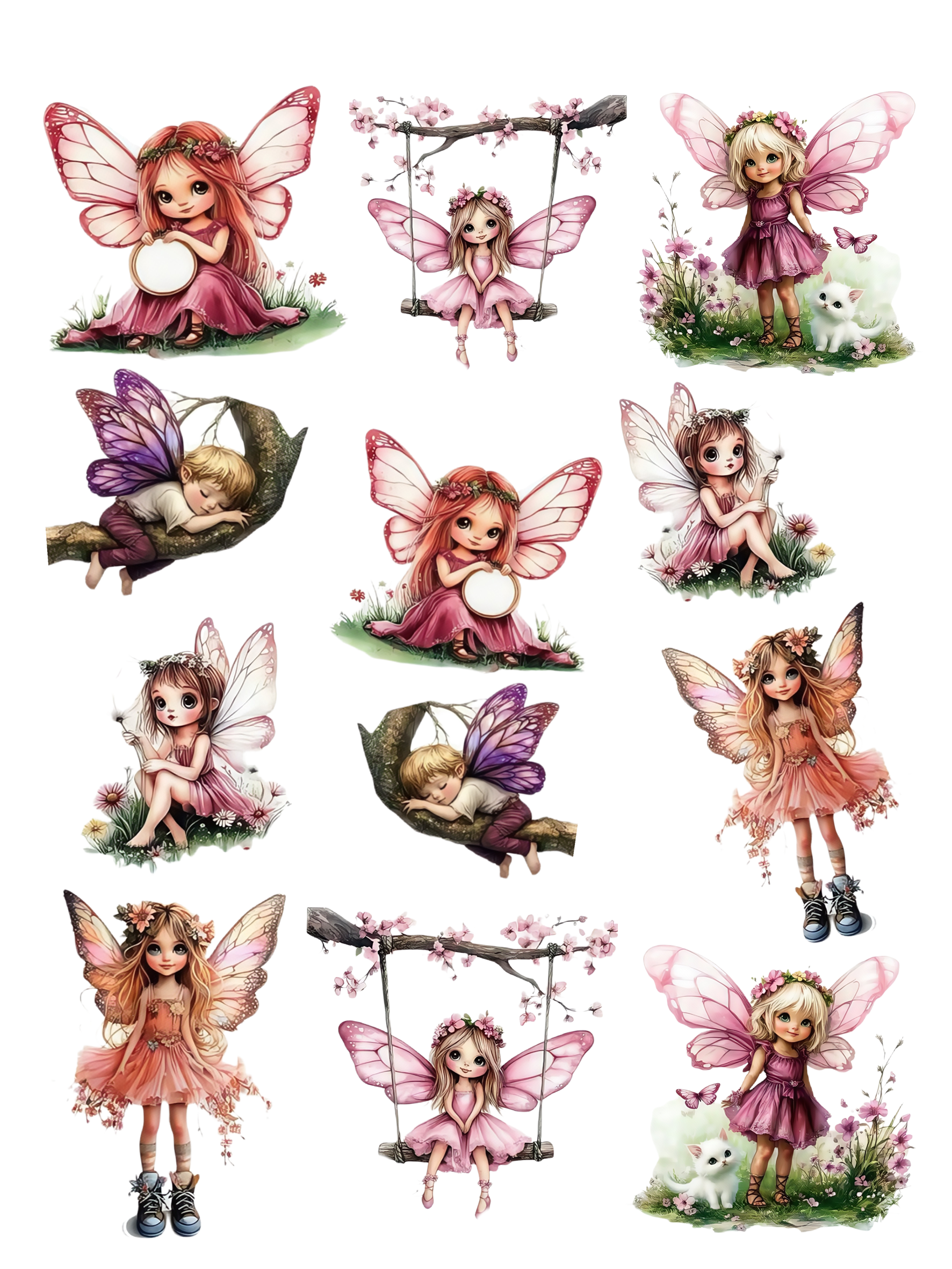 embossed sticker book 1 pink