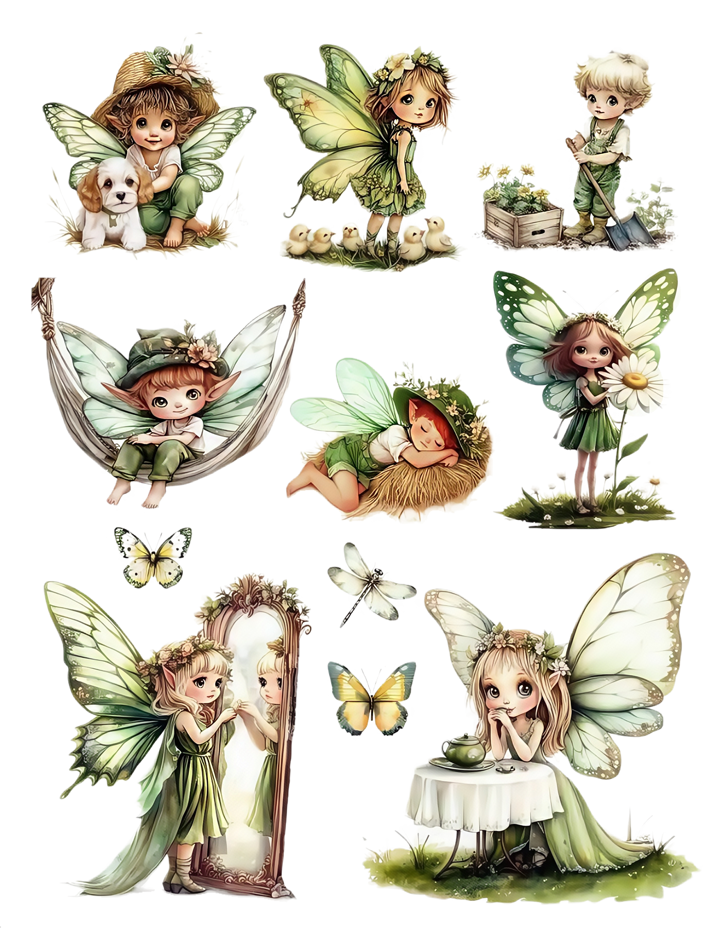 embossed sticker book 1 green 2