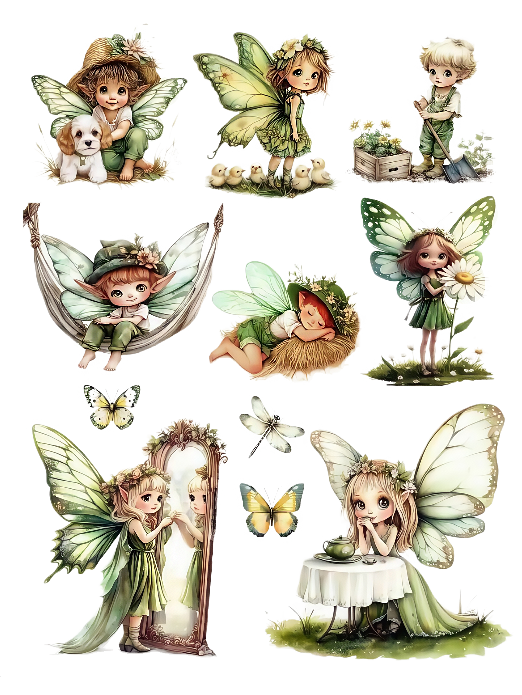 embossed sticker book 1 green 2