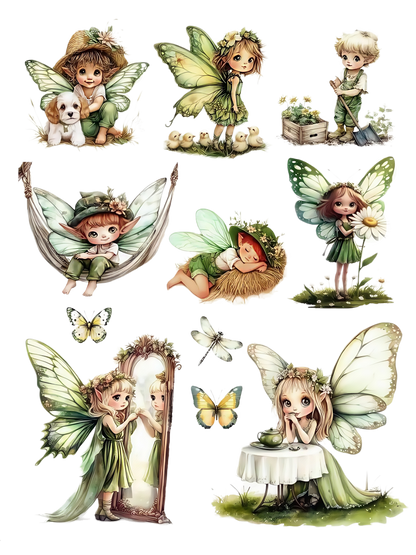 embossed sticker book 1 green 2