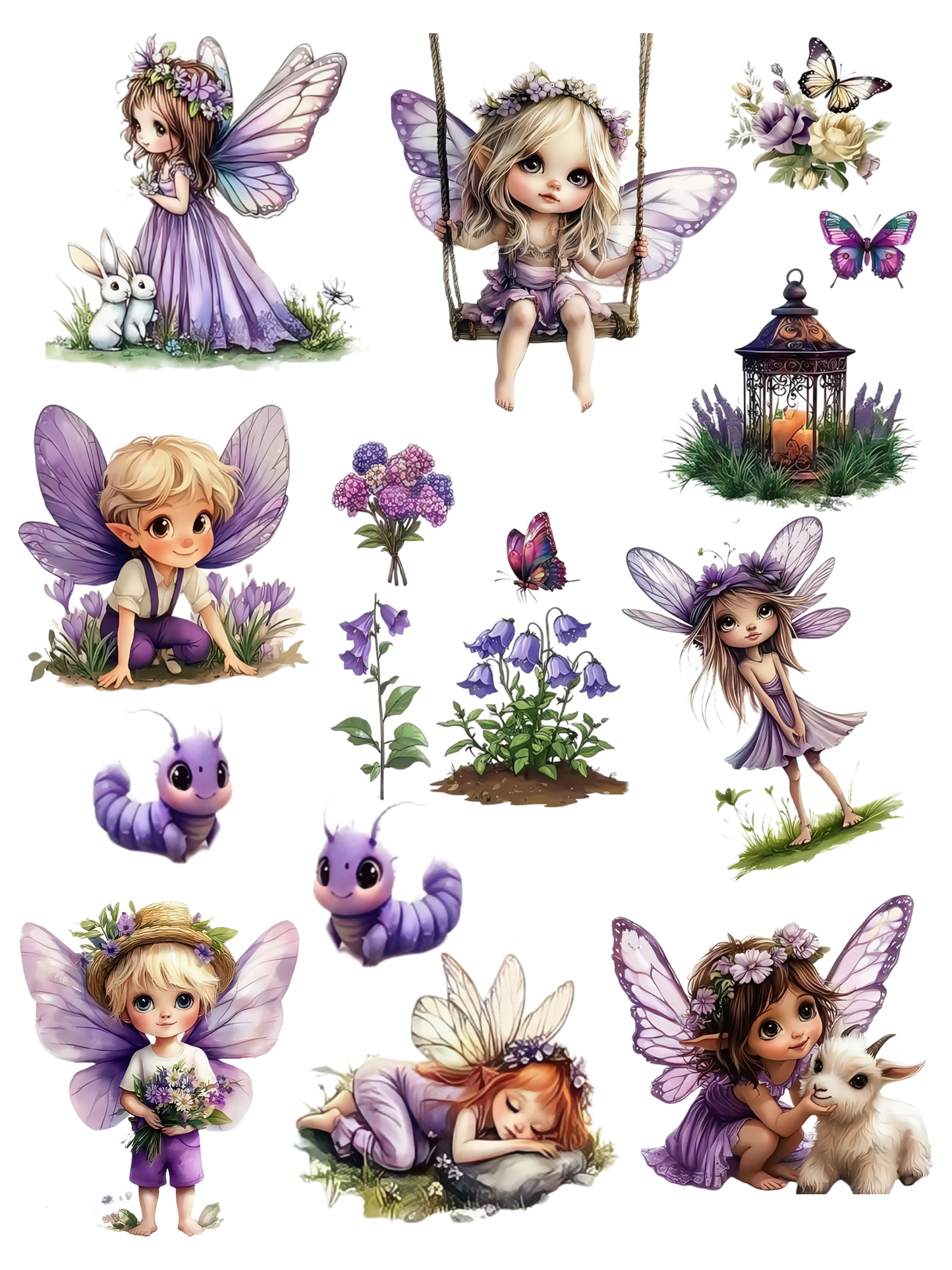 embossed sticker book 1 purple