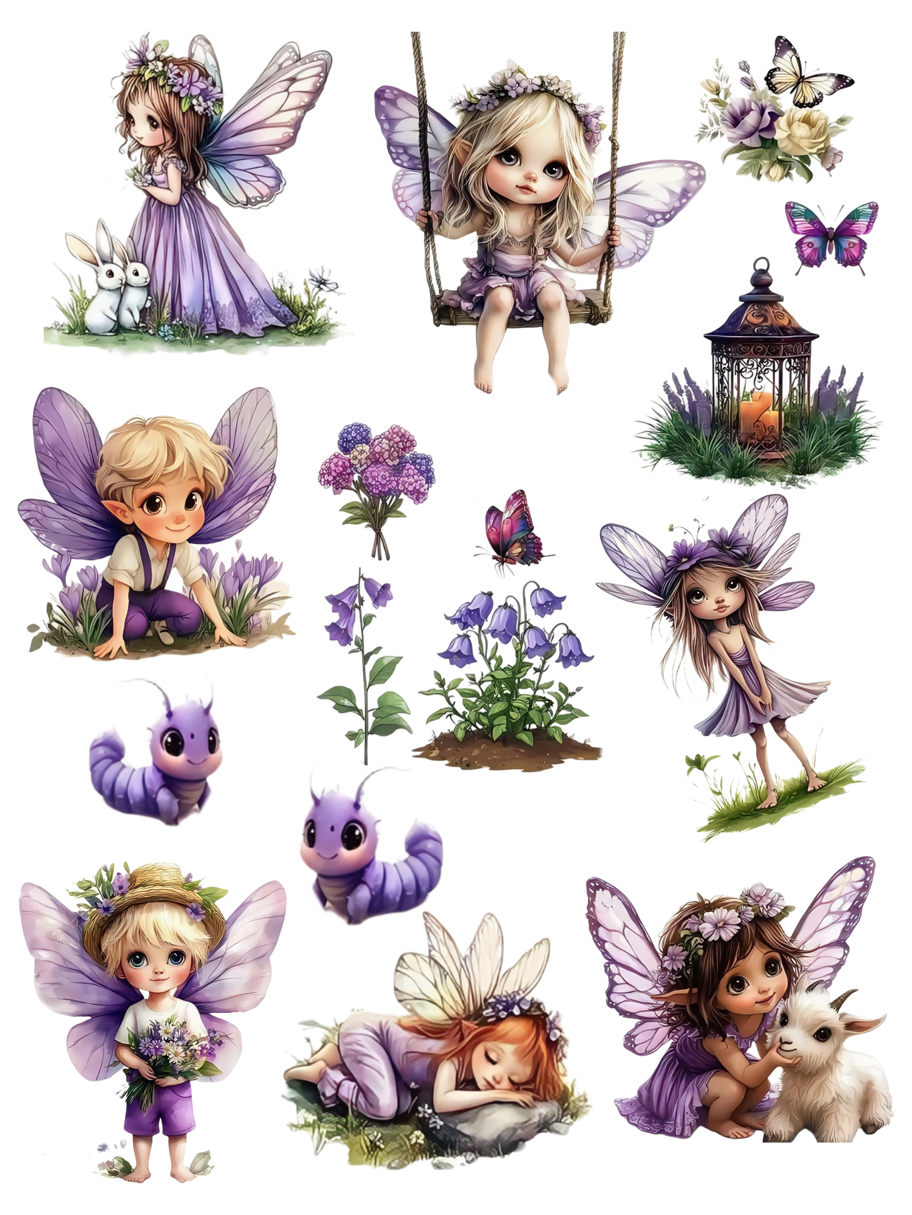 embossed sticker book 1 purple