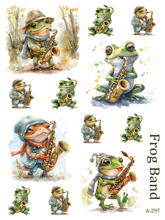 A297-A307 embossed sticker A297 embossed sticker